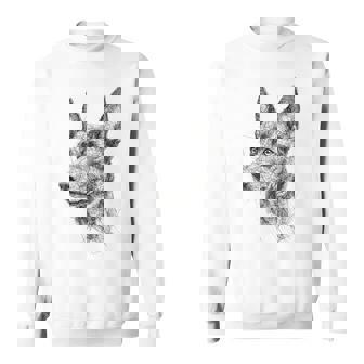 オーストラリアンケルピー 犬 モチーフ ペット アートワーク オーストラリアンケルピー スウェットシャツ - Kawaiitshirt