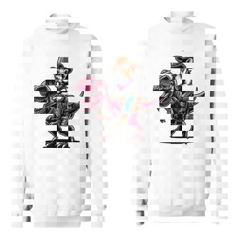 カウボーイ フレンチブルドッグ ライディング A ティラックス かわいいフレンチー スウェットシャツ - Kawaiitshirt