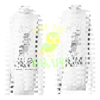 カカポ絶滅危惧保全啓発鳥を救え 長袖tシャツ スウェットシャツ - Kawaiitshirt