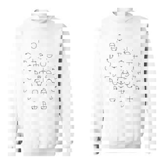 カタカムナウタヒ 7首 カタカムナ ウタヒ グッズ 日本 縄文時代 古代文字 神代文字 スピリチュアル スウェットシャツ - Kawaiitshirt