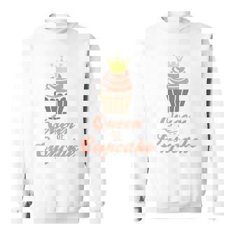 カップケーキの女王 長袖tシャツ スウェットシャツ - Kawaiitshirt