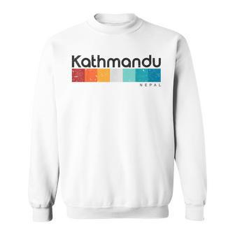 カトマンズ ネパール レトロスタイル ビンテージデザイン スウェットシャツ - Kawaiitshirt