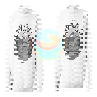 カピバラ 寝るデザイン カピバラ 飼い主 動物好き スウェットシャツ - Kawaiitshirt