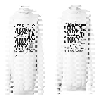 カフェイン猫・章 マイミッドナイトルーチン ナイトキャット フクロウ 長袖tシャツ スウェットシャツ - Kawaiitshirt