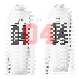 カレッジ 04 ナンバー スタイル ヴィンテージ イタリア国旗 スウェットシャツ - Kawaiitshirt