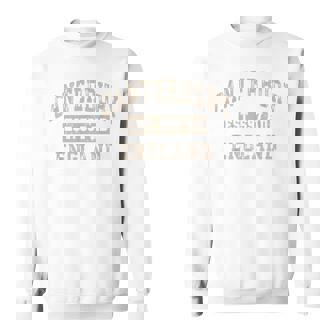 カンタベリー イングランド Uk Est Year Athletic Beige Distressed スウェットシャツ - Kawaiitshirt