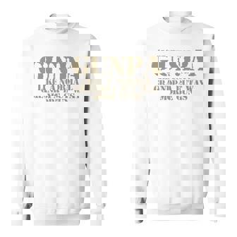 ガンパ 普通のおじいちゃん軍隊 銃好きのおじいちゃん 長袖tシャツ スウェットシャツ - Kawaiitshirt