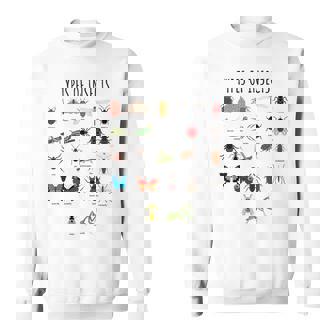 キッズ 昆虫の種類バグ識別科学 スウェットシャツ - Kawaiitshirt