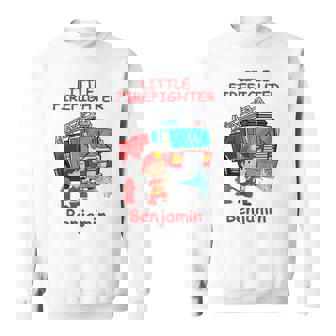 キッズ 消防署の消防車 小さな消防士ベンジャミン スウェットシャツ - Kawaiitshirt