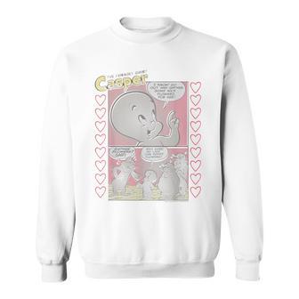 キャスパー・ザ・フレンドリー・ゴースト バレンタインデー コミック スウェットシャツ - Kawaiitshirt