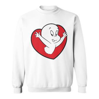 キャスパー・ザ・フレンドリー・ゴースト バレンタインデーのフロント&バック スウェットシャツ - Kawaiitshirt