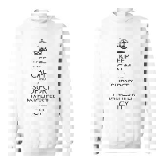 キープ・カーム、マンチェスター・シティ スウェットシャツ - Kawaiitshirt