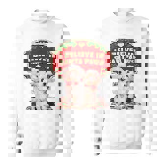 クリスマス デコレーション 犬 マルチーズ スウェットシャツ - Kawaiitshirt