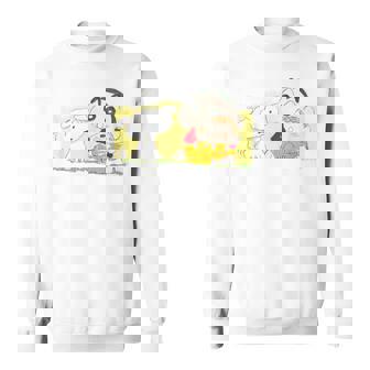 クレヨンしんちゃん 「ひまわり抱っこ」しんちゃん スウェットシャツ - Kawaiitshirt