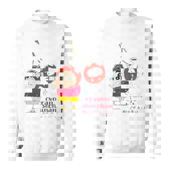 クレヨンしんちゃん さくらんぼしんちゃんワンポイント スウェットシャツ - Kawaiitshirt