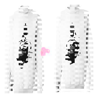 クレーンゲーム アーム Ufoキャッチャー 熊 ぬいぐるみ シルエット イラスト おもしろ Don't Catch Me スウェットシャツ - Kawaiitshirt