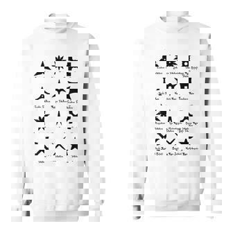 クールなタイプの忍者スターと手裏剣格闘技tシャツ スウェットシャツ - Kawaiitshirt