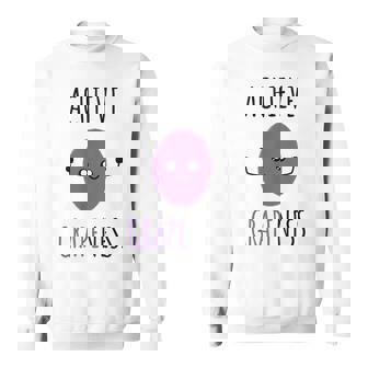 グレープネスを実現する カワイイスタイルグレープ スウェットシャツ - Kawaiitshirt