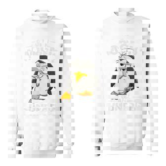 グーテン・モルゲン極薄アイスクリーム おもしろモーニンググループ ペンギン スウェットシャツ - Kawaiitshirt