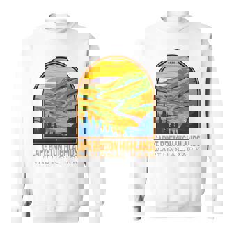 ケープブレトンハイランズ国立公園 カナダヴィンテージエンブレム 長袖tシャツ スウェットシャツ - Kawaiitshirt