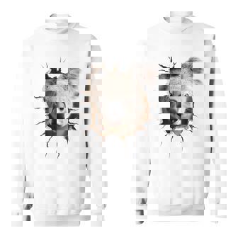 コアラ アニマル柄 動物園 ポートレート イラスト かわいい コアラ スウェットシャツ - Kawaiitshirt