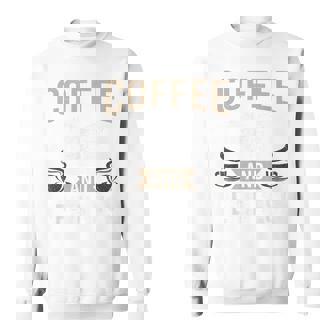 コーヒーとペキニーズ犬愛好家 スウェットシャツ - Kawaiitshirt