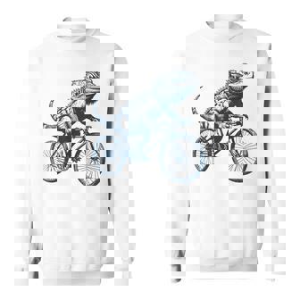 サイクリングトカゲ、爬虫類、爬虫類学、フトアゴヒゲトカゲ スウェットシャツ - Kawaiitshirt