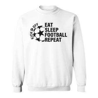 サッカー おもしろ ロゴ フットボール おしゃれ クール スウェットシャツ - Kawaiitshirt