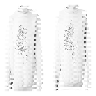 サックスを奏でる猫 ヴィンテージ ジャズ ミュージシャン サクソフォニスト 長袖tシャツ スウェットシャツ - Kawaiitshirt