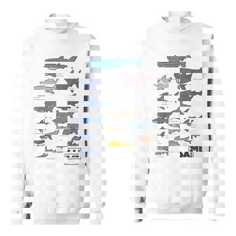 サメ図鑑 スウェットシャツ - Kawaiitshirt