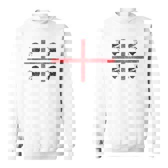 サルデーニャ国旗 イタリア 4 ムーア人 スウェットシャツ - Kawaiitshirt