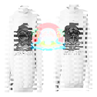 サンタクルーズ カリフォルニア ヴィンテージ レトロ 長袖tシャツ スウェットシャツ - Kawaiitshirt