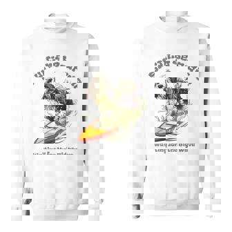 サーフィン 犬 ビアデッドコリー かわいい 面白い スウェットシャツ - Kawaiitshirt