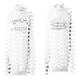 シマエナガ 北海道 雪の妖精 可愛い 団子 スウェットシャツ - Kawaiitshirt