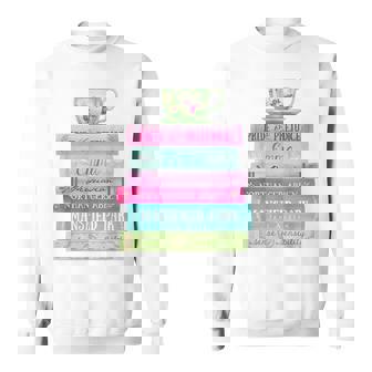 ジェーン・オースティン 本 スタック ティー 文学 文学 スウェットシャツ - Kawaiitshirt