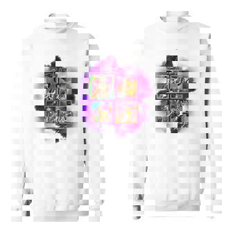 ジミヘンドリックス_004_Back Printed スウェットシャツ - Kawaiitshirt