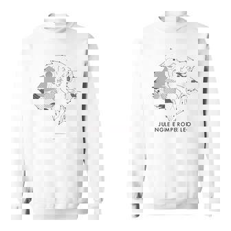 ジャングル大帝 幾何学 パンジャ Ctezuka Productions スウェットシャツ - Kawaiitshirt