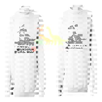 ジュラシック・ワールド Dinosaurs Loose Illust スウェットシャツ - Kawaiitshirt