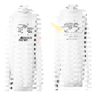 ジュラシック・ワールド インドミナスvsティラノサウルス Loose Illust スウェットシャツ - Kawaiitshirt