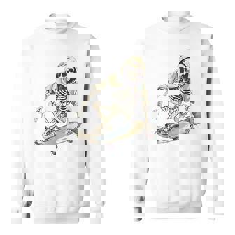 スケートボード スケルトン スケーター スケートボーダー スケートボード スウェットシャツ - Kawaiitshirt