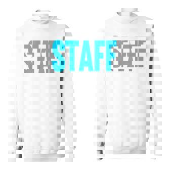 スタッフ イベント 衣装 クルー 音楽祭 バックプリント ワーカー スウェットシャツ - Kawaiitshirt