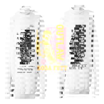 スターウォーズ ボバ・フェットの本 アウトロー 叙事詩 レトロ ポートレート スウェットシャツ - Kawaiitshirt