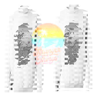 ストレンジャー・シングス サーファーボーイ ピザ デモゴルゴン カリ レトロ 80年代 スウェットシャツ - Kawaiitshirt