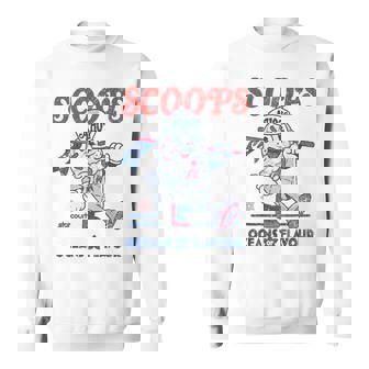 ストレンジャー・シングス スクープ アホイ アイスクリーム マスコット スターコート レトロ スウェットシャツ - Kawaiitshirt