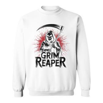 スプラッシュアート 死神 ハロウィン スウェットシャツ - Kawaiitshirt