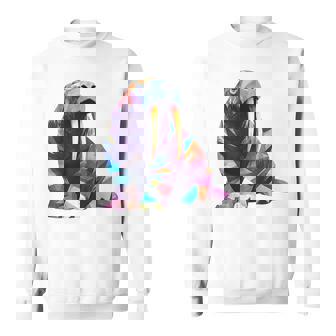 セイウチ 動物 モチーフ 作品 セイウチ スウェットシャツ - Kawaiitshirt