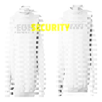 セキュリティスタッフやボディガードのためのセキュリティバックプリントデザイン スウェットシャツ - Kawaiitshirt