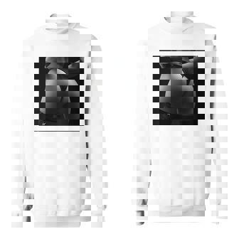 セクシー ブラック ホワイト 写真 美しいお尻 Tバック 長袖tシャツ スウェットシャツ - Kawaiitshirt