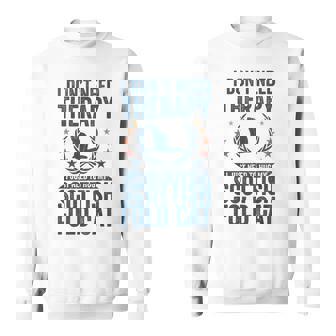 セラピーは要らない、スコティッシュ・フォールドの猫を抱きしめて スウェットシャツ - Kawaiitshirt