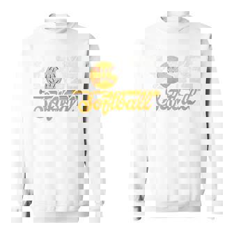 ソフトボール好き スポーツボール ラブ ソフトボール チームメイト 野球 長袖tシャツ スウェットシャツ - Kawaiitshirt